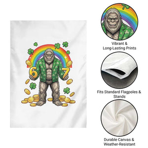 Bigfoot Six Seven Meme Garden Flag Funny St Patricks Day Gift TS12 Print Your Wear