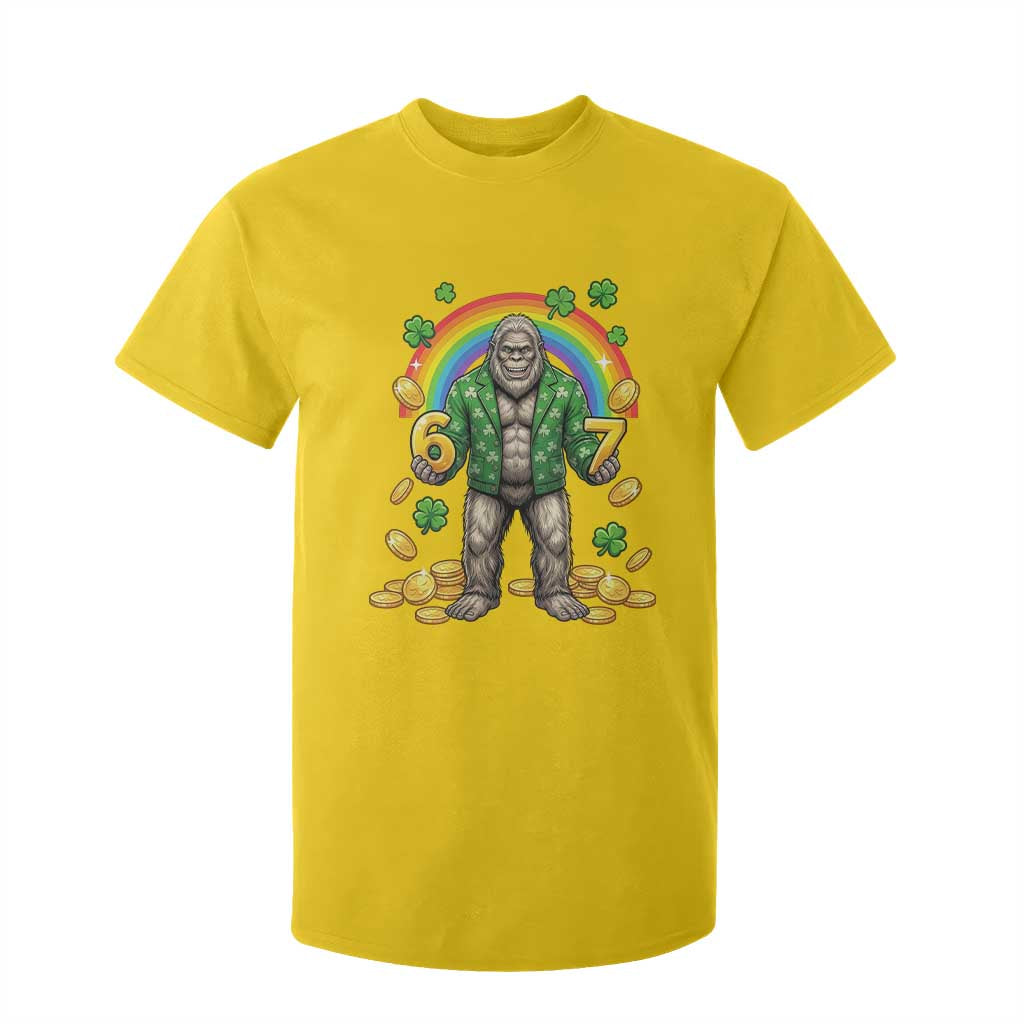 Bigfoot Six Seven Meme T Shirt For Kid Funny St Patricks Day Gift TS12 Daisy Print Your Wear