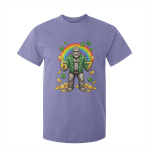 Bigfoot Six Seven Meme T Shirt For Kid Funny St Patricks Day Gift TS12 Violet Print Your Wear