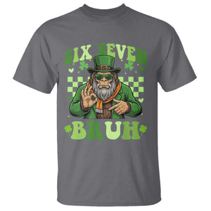 Bigfoot Six Seven Bruh T Shirt Gen Z Irish Gift TS12 Charcoal Print Your Wear