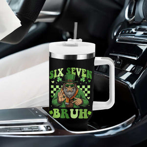 Bigfoot Six Seven Bruh Tumbler With Handle Gen Z Irish Gift TS12 Print Your Wear