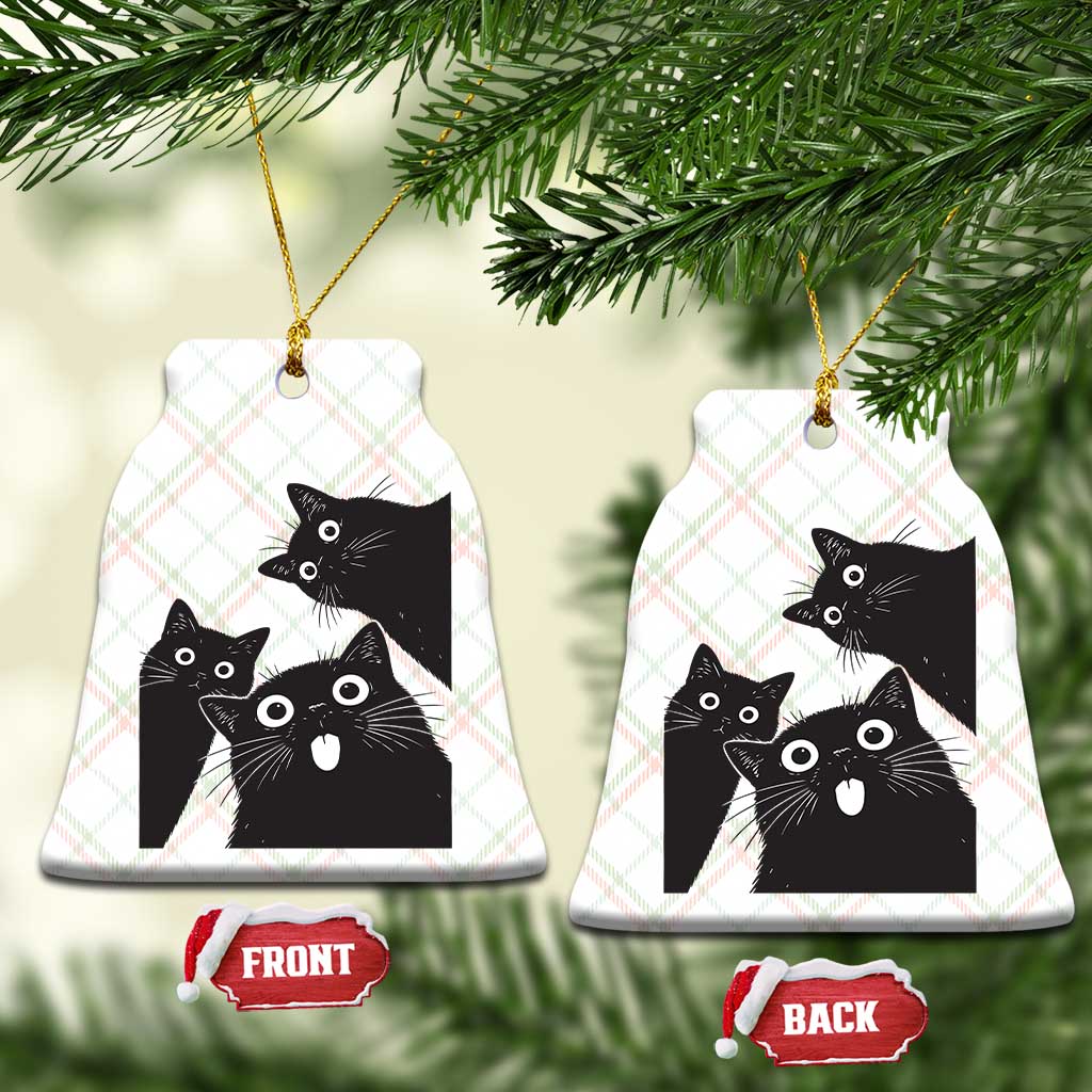 Funny Japanese Black Cat Is Watching You Ceramic Ornament Cat Lover TS12 Print Your Wear