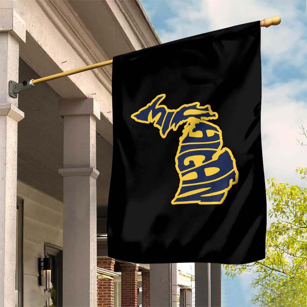 Michigan Lover State Map Pride Souvenir Gift Garden Flag TS12 Print Your Wear
