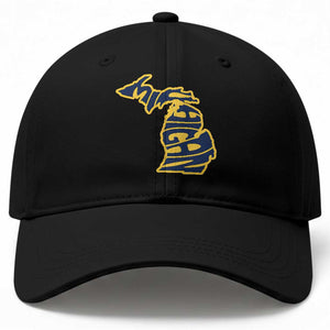 Michigan Lover State Map Pride Souvenir Gift Baseball Cap TS12 Print Your Wear