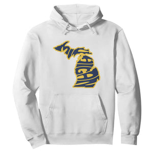 Michigan Lover State Map Pride Souvenir Gift Hoodie TS12 White Print Your Wear