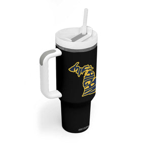 Michigan Lover State Map Pride Souvenir Gift Tumbler With Handle TS12 Print Your Wear