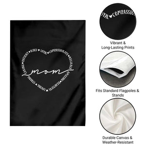 Mothers Day Mom Quotes Garden Flag Heart Shape Loving Typography Gift TS12 Print Your Wear