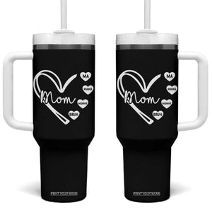 Mama Mommy Mom Bruh Tumbler With Handle Mothers Day Humor Gift TS12 One Size: 40 oz Black Print Your Wear
