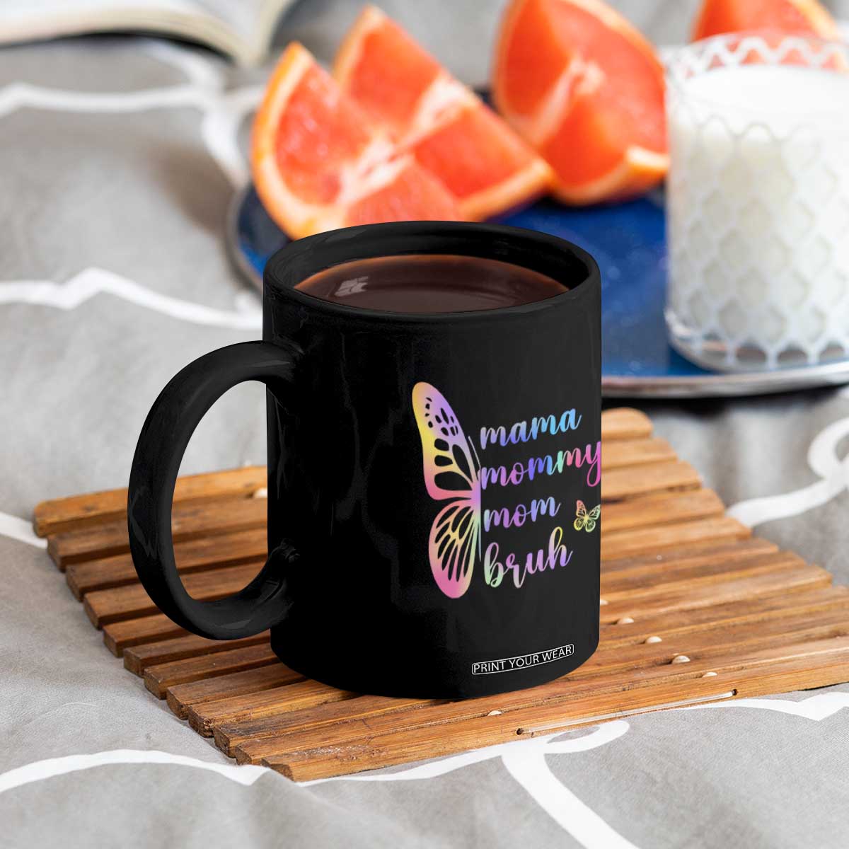 Funny Mom Saying Gift Coffee Mug Mama Mommy Mom Bruh TS12 Print Your Wear
