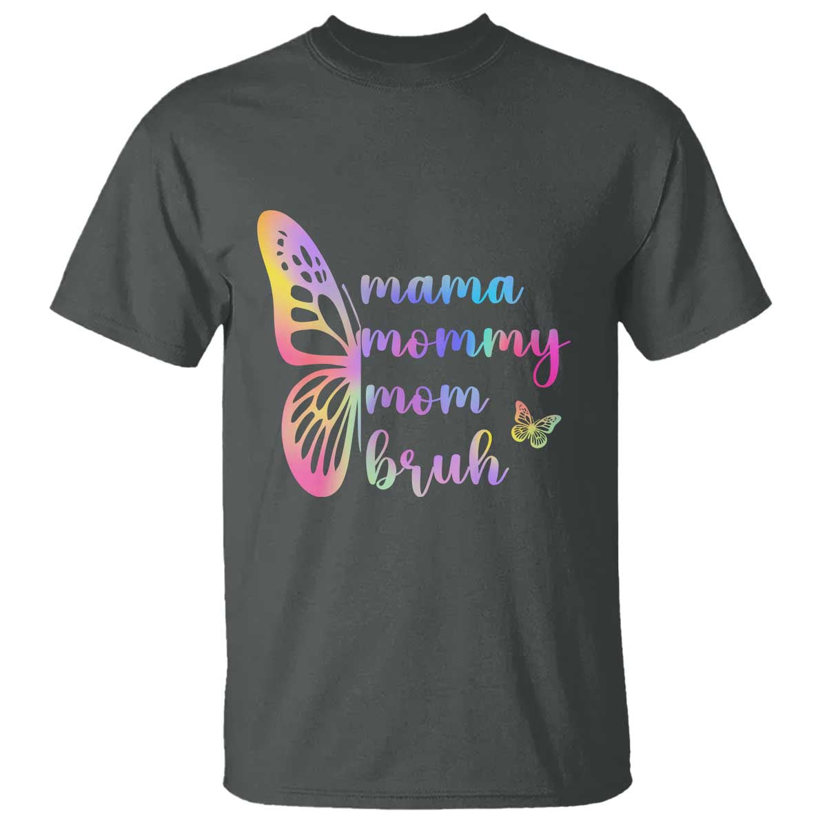 Funny Mom Saying Gift T Shirt Mama Mommy Mom Bruh TS12 Dark Heather Print Your Wear