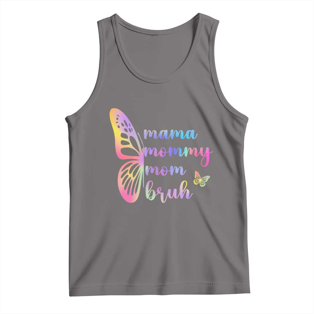 Funny Mom Saying Gift Tank Top Mama Mommy Mom Bruh TS12 Deep Heather Print Your Wear