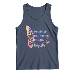 Funny Mom Saying Gift Tank Top Mama Mommy Mom Bruh TS12 Navy Print Your Wear