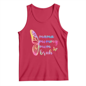Funny Mom Saying Gift Tank Top Mama Mommy Mom Bruh TS12 Red Print Your Wear
