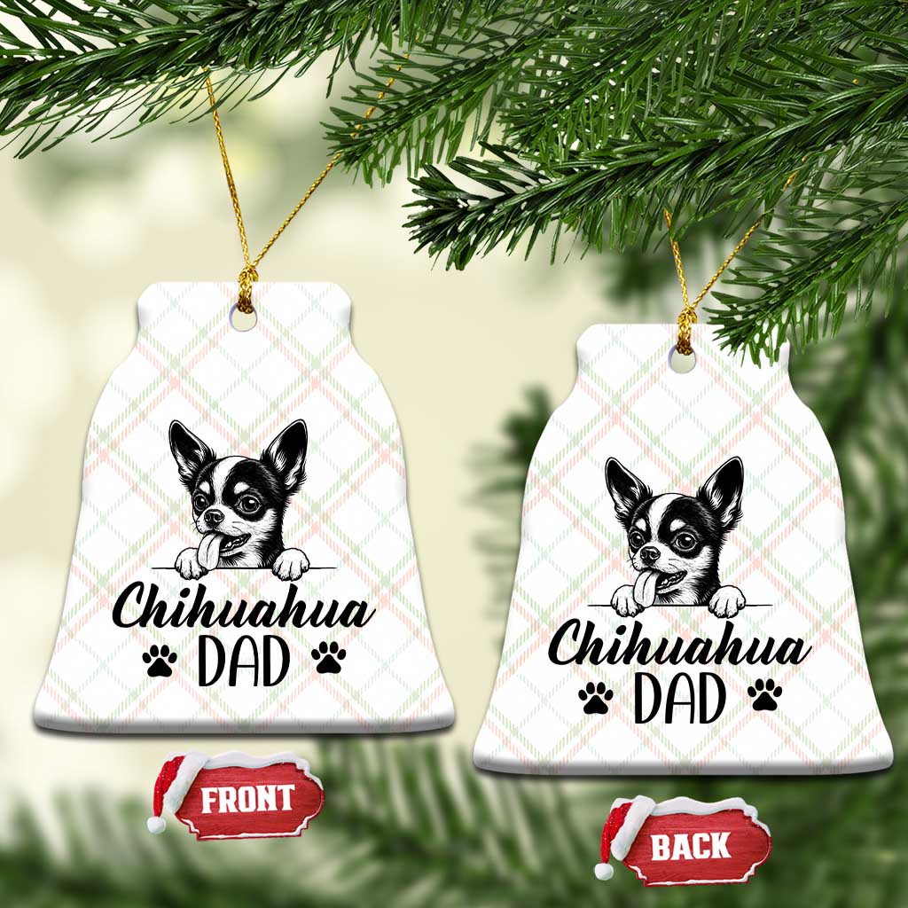 Proud Chihuahua Dad Ceramic Ornament Dog Lover Gift Idea TS12 Print Your Wear