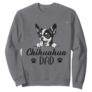 Proud Chihuahua Dad Sweatshirt Dog Lover Gift Idea TS12 Charcoal Print Your Wear