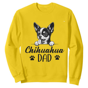 Proud Chihuahua Dad Sweatshirt Dog Lover Gift Idea TS12 Daisy Print Your Wear