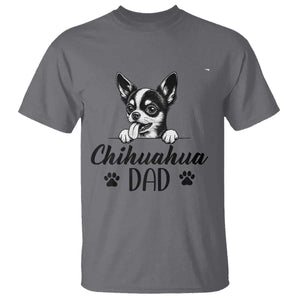 Proud Chihuahua Dad T Shirt Dog Lover Gift Idea TS12 Charcoal Print Your Wear