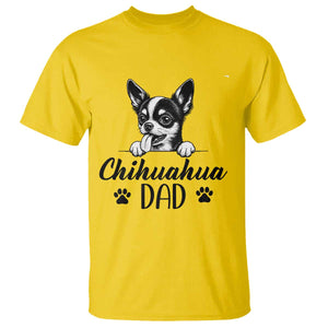 Proud Chihuahua Dad T Shirt Dog Lover Gift Idea TS12 Daisy Print Your Wear