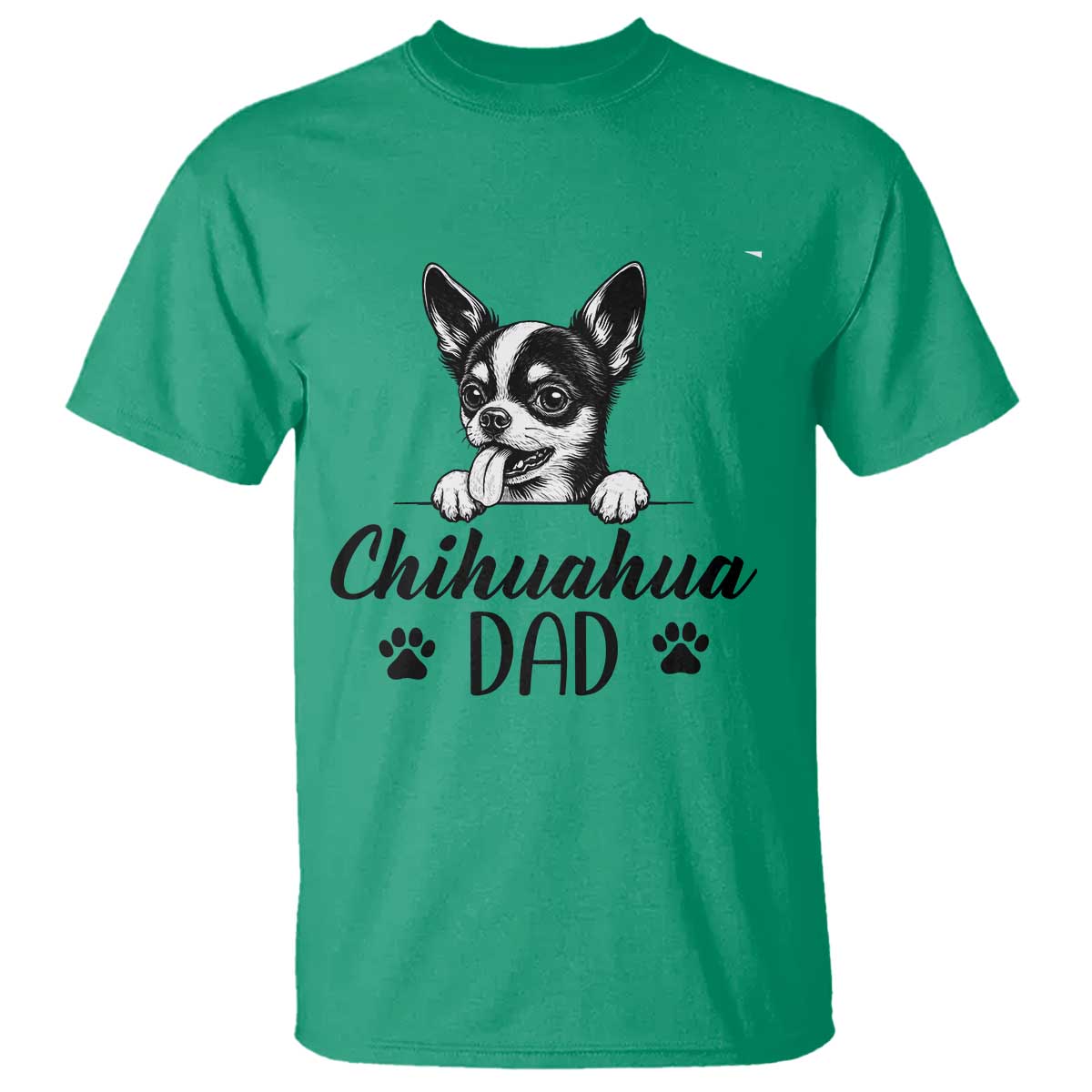 Proud Chihuahua Dad T Shirt Dog Lover Gift Idea TS12 Irish Green Print Your Wear
