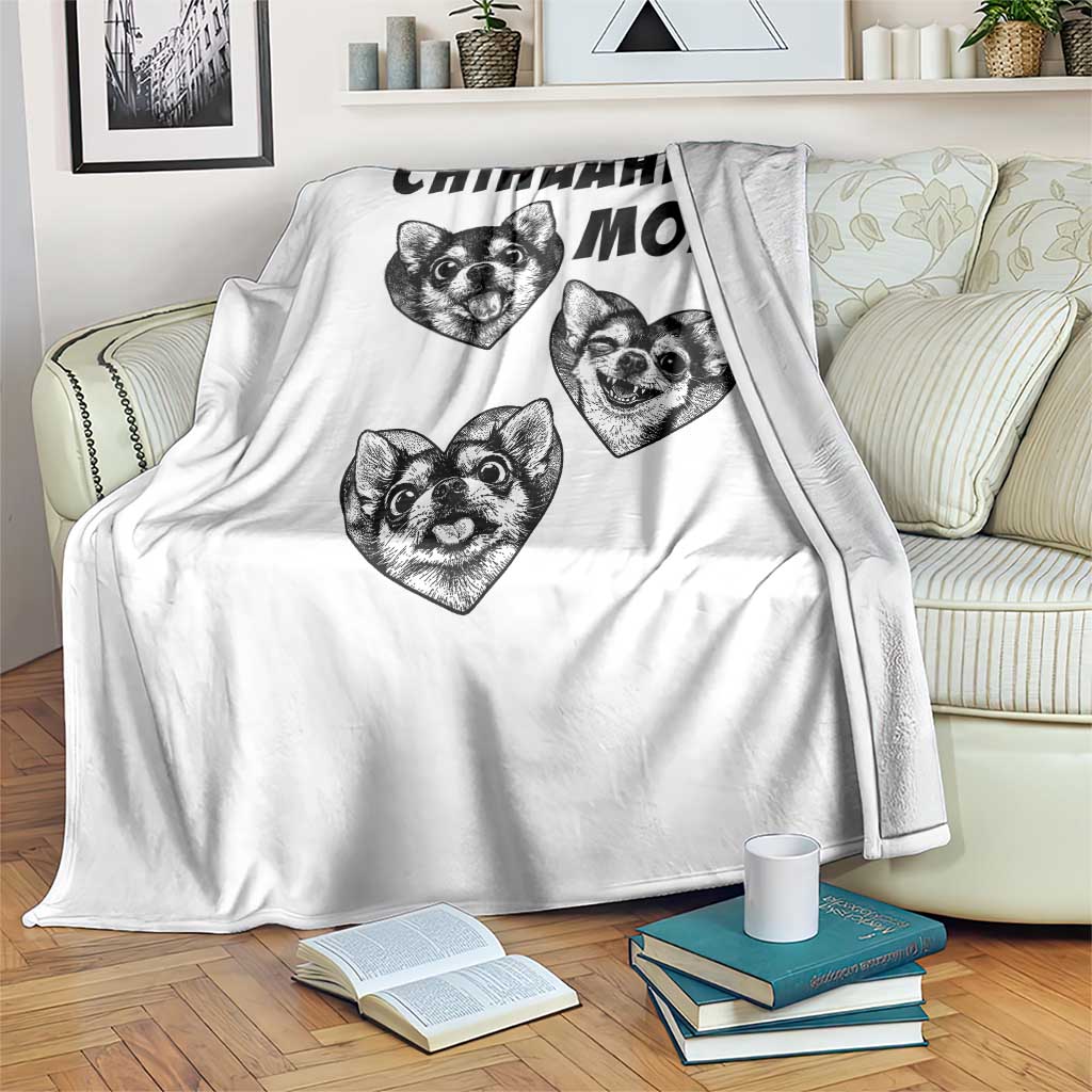 Proud Chihuahua Mom Throw Blanket Ankle Biter Dog Lover TS12 Print Your Wear