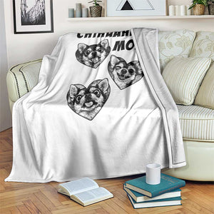 Proud Chihuahua Mom Throw Blanket Ankle Biter Dog Lover TS12 Print Your Wear
