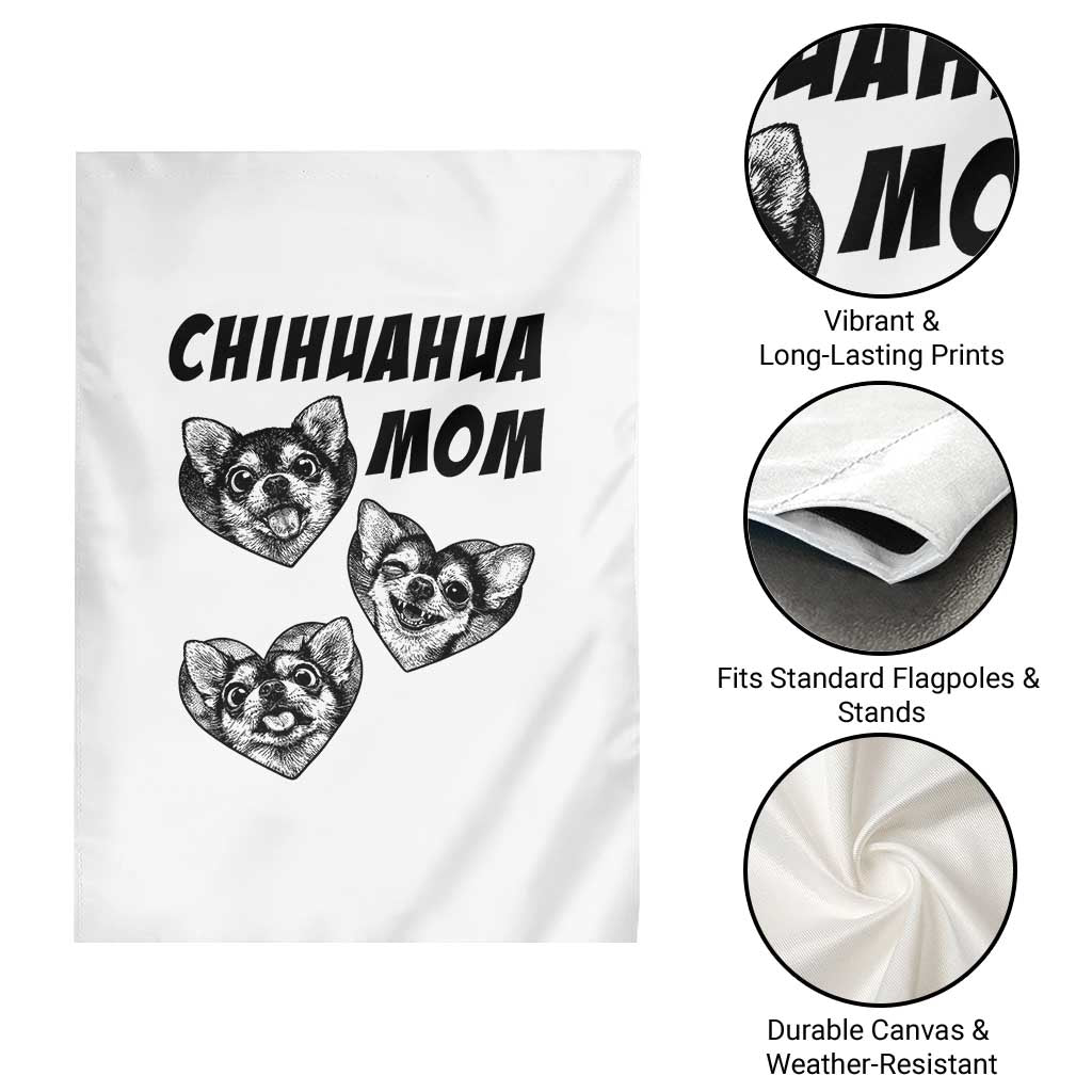 Proud Chihuahua Mom Garden Flag Ankle Biter Dog Lover TS12 Print Your Wear