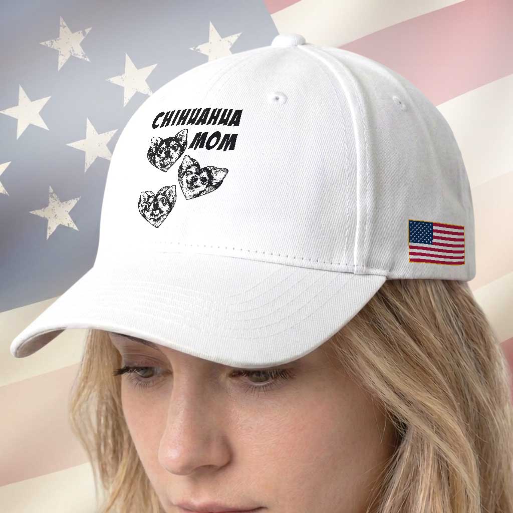 Proud Chihuahua Mom Baseball Cap Ankle Biter Dog Lover TS12 Print Your Wear