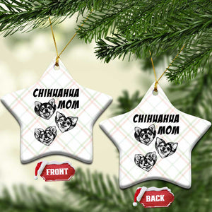 Proud Chihuahua Mom Ceramic Ornament Ankle Biter Dog Lover TS12 Print Your Wear
