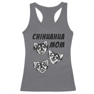 Proud Chihuahua Mom Racerback Tank Top Ankle Biter Dog Lover TS12 Charcoal Print Your Wear