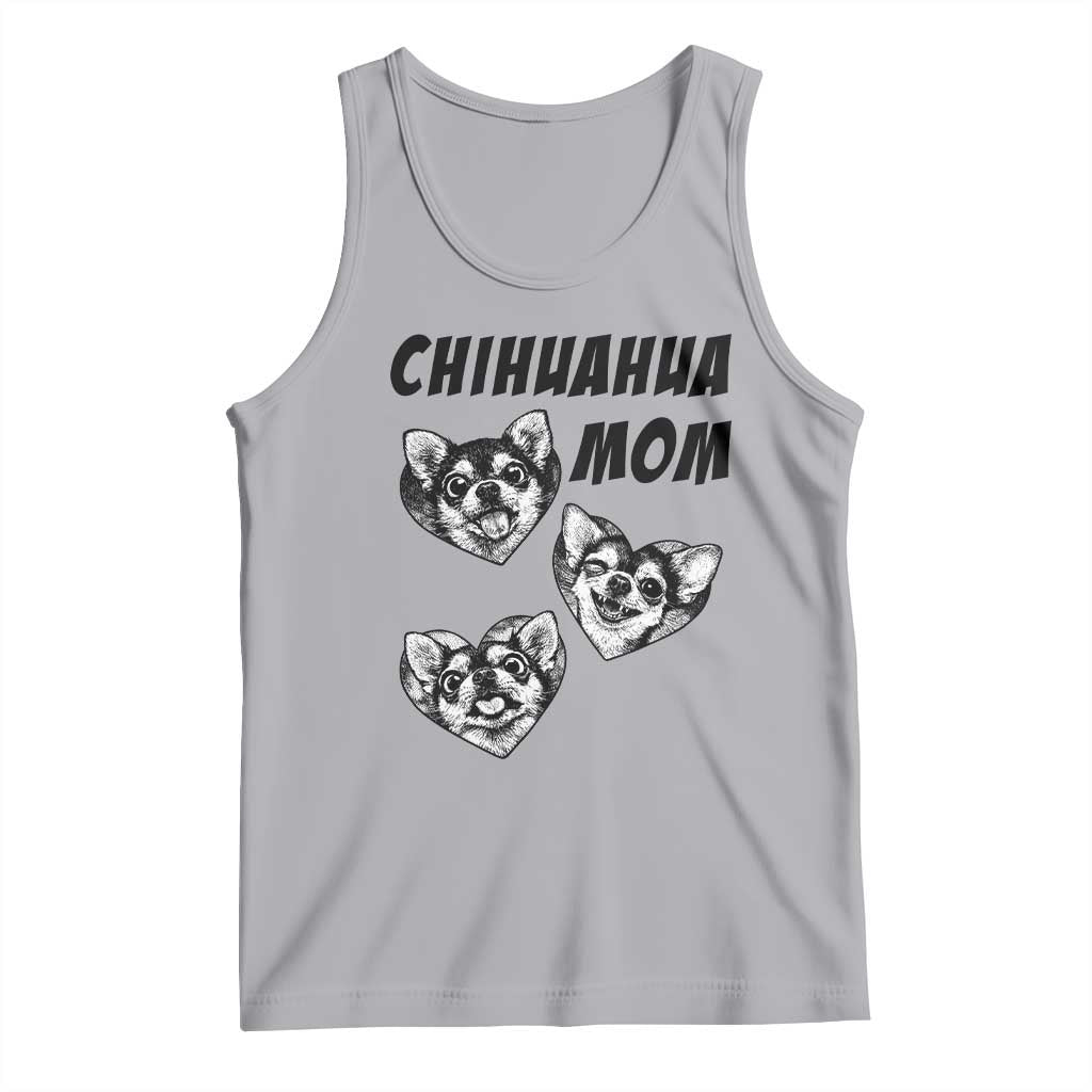 Proud Chihuahua Mom Tank Top Ankle Biter Dog Lover TS12 Athletic Heather Print Your Wear