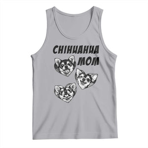 Proud Chihuahua Mom Tank Top Ankle Biter Dog Lover TS12 Athletic Heather Print Your Wear