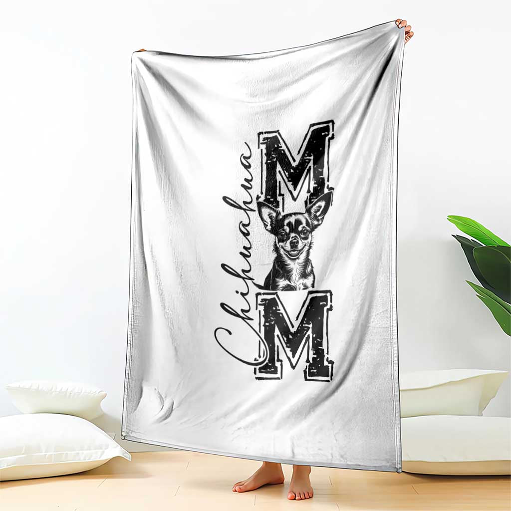 Chihuahua Mom Gift Throw Blanket Mothers Day Dog Lover TS12 Print Your Wear
