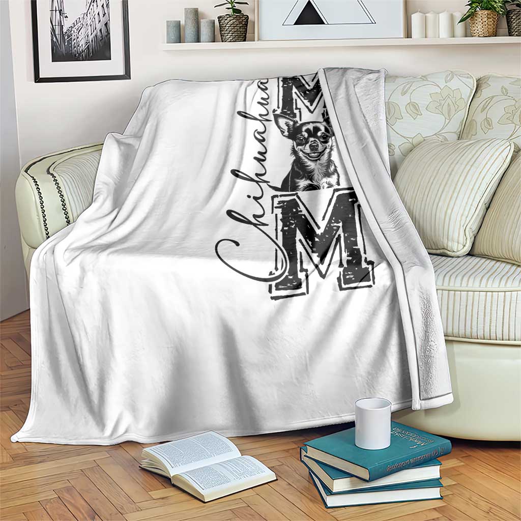 Chihuahua Mom Gift Throw Blanket Mothers Day Dog Lover TS12 Print Your Wear