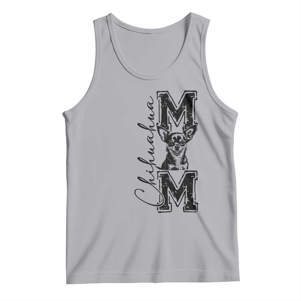 Chihuahua Mom Gift Tank Top Mothers Day Dog Lover TS12 Athletic Heather Print Your Wear
