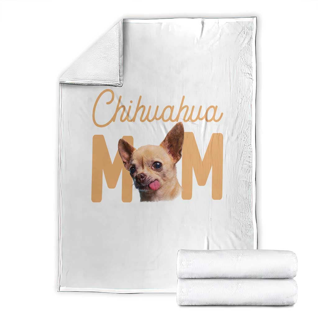 Proud Dog Mom Chihuahua Throw Blanket Mothers Day Lover Gift TS12 White Print Your Wear