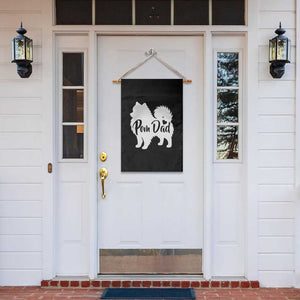 Proud Pomeranian Dad Garden Flag Small Breed Dog Owner Gift TS12 Print Your Wear