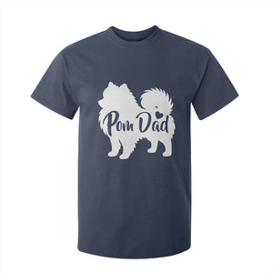 Proud Pomeranian Dad T Shirt For Kid Small Breed Dog Owner Gift TS12 Navy Print Your Wear