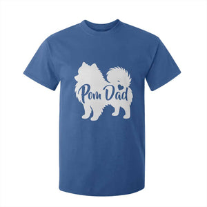 Proud Pomeranian Dad T Shirt For Kid Small Breed Dog Owner Gift TS12 Royal Blue Print Your Wear
