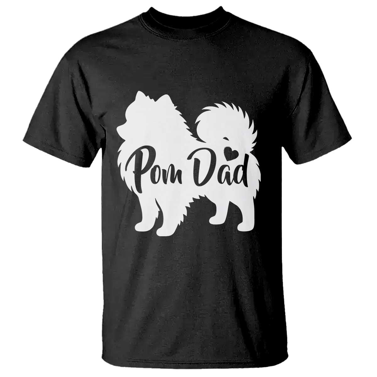 Proud Pomeranian Dad T Shirt Small Breed Dog Owner Gift TS12 Black Print Your Wear