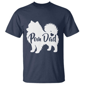 Proud Pomeranian Dad T Shirt Small Breed Dog Owner Gift TS12 Navy Print Your Wear