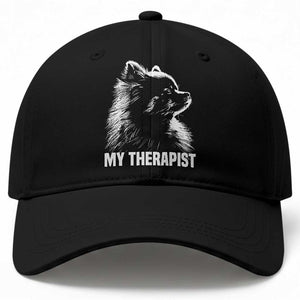 My Therapist Is A Pomeranian Baseball Cap Dog Lover Gift Idea TS12 Print Your Wear