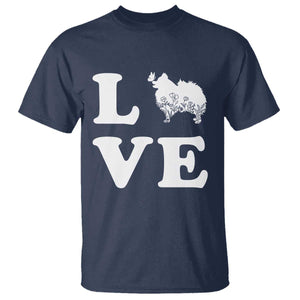 Love Pomeranian T Shirt Cute Pom Dog Lover Gift TS12 Navy Print Your Wear