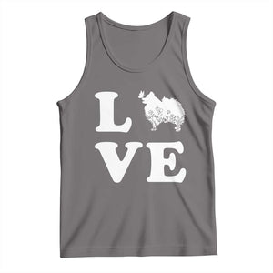 Love Pomeranian Tank Top Cute Pom Dog Lover Gift TS12 Deep Heather Print Your Wear