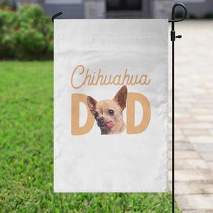 Proud Chihuahua Dad Garden Flag Ankle Biter Dog Lover TS12 Print Your Wear
