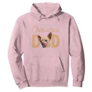 Proud Chihuahua Dad Hoodie Ankle Biter Dog Lover TS12 Light Pink Print Your Wear