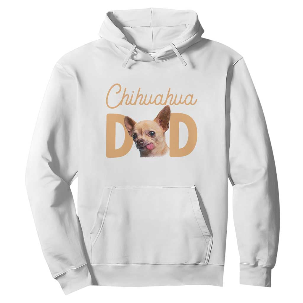 Proud Chihuahua Dad Hoodie Ankle Biter Dog Lover TS12 White Print Your Wear