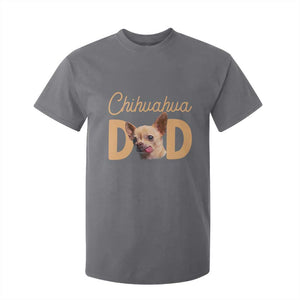 Proud Chihuahua Dad T Shirt For Kid Ankle Biter Dog Lover TS12 Charcoal Print Your Wear
