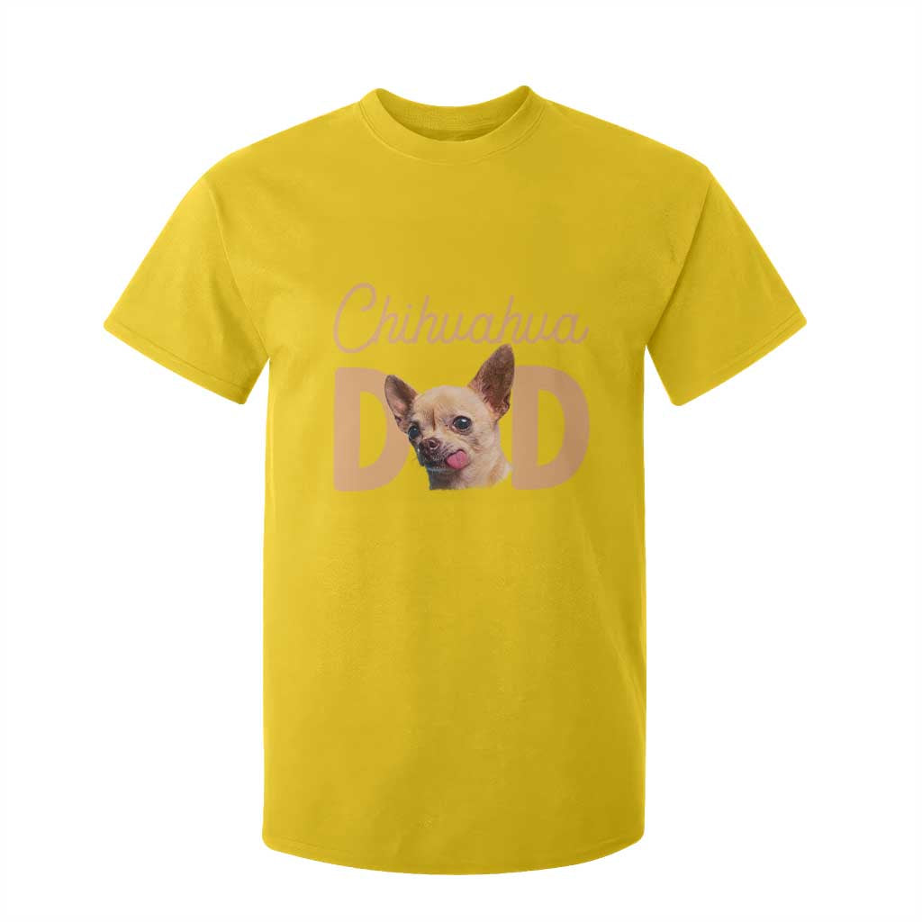 Proud Chihuahua Dad T Shirt For Kid Ankle Biter Dog Lover TS12 Daisy Print Your Wear