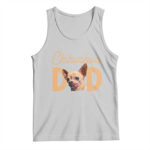 Proud Chihuahua Dad Tank Top Ankle Biter Dog Lover TS12 Ash Print Your Wear