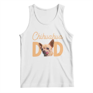 Proud Chihuahua Dad Tank Top Ankle Biter Dog Lover TS12 White Print Your Wear